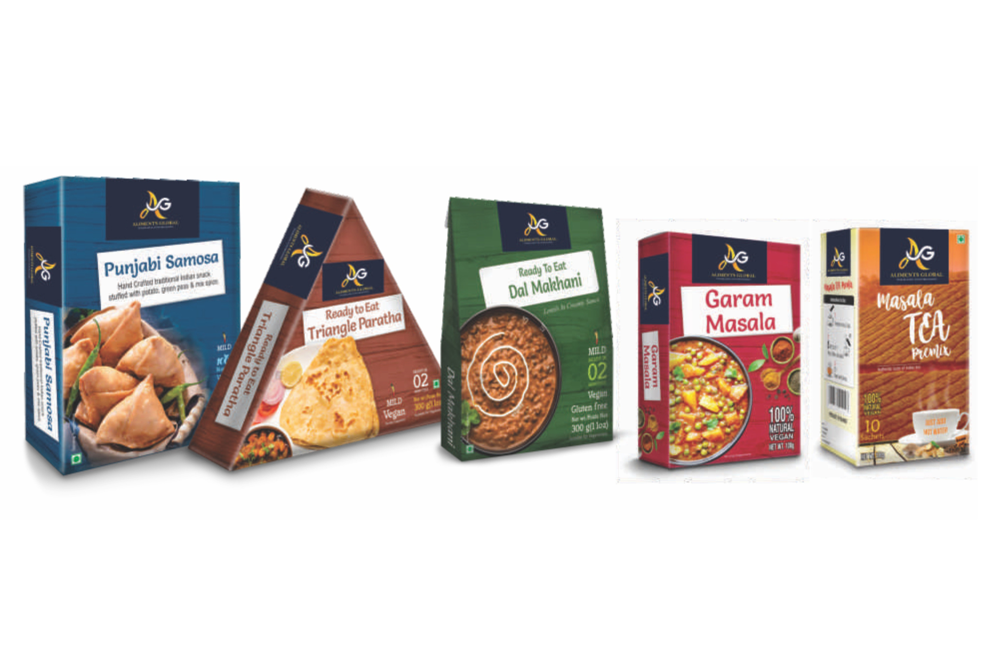 Retail sauce, seasoning and masala products including sauces, spice blends, ready meals, and food solutions