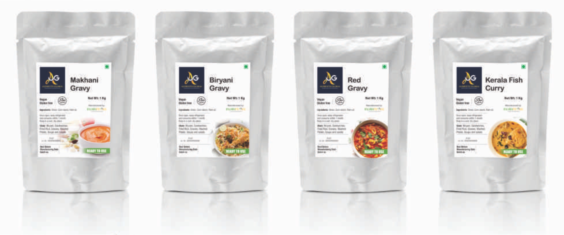 Ready to Cook Gravies including butter chicken, korma, curry bases, and food service gravy solutions
