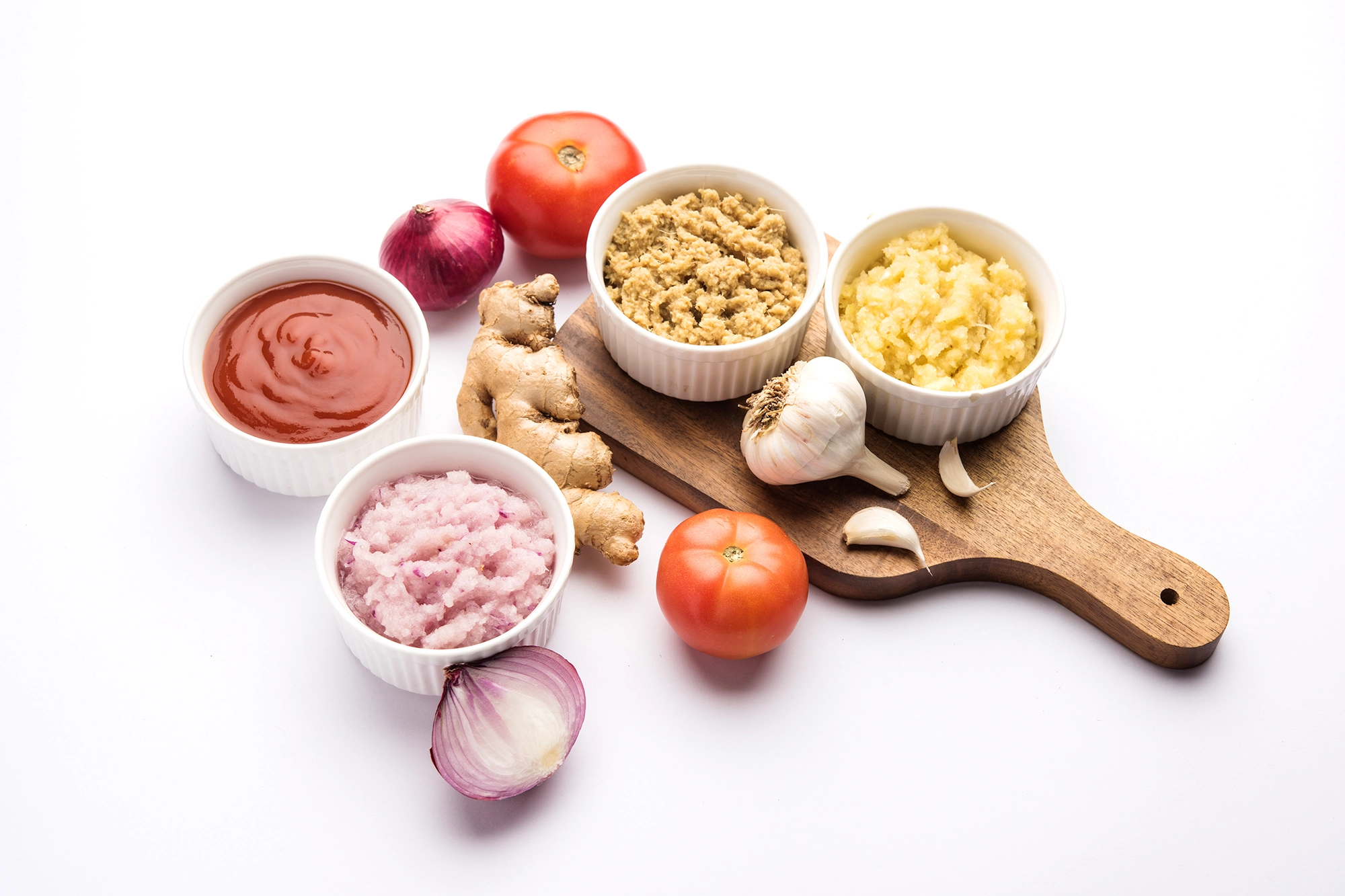 Ready To Cook Pastes including onion, garlic, ginger and chilli food solutions